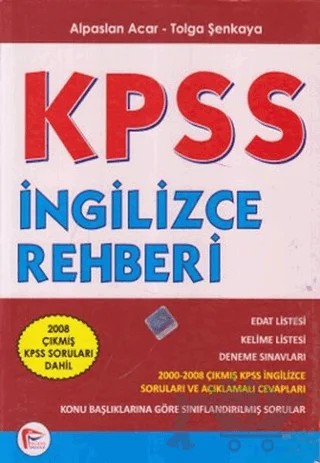 KPSS İngilizce Rehberi – Alpaslan Acar, Tolga Şenkaya – Pelikan Tıp Teknik Yayıncılık kitap kapağı