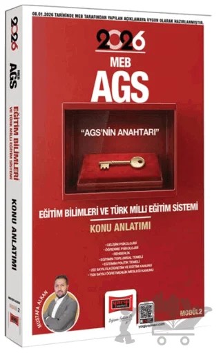 2026 MEB-AGS Anahtarı Eğitim Bilimleri ve Türk Milli Eğitim Sistemi Konu Anlatımı Modül 2 – Mustafa Alkan – Yargı Yayınevi kitap kapağı