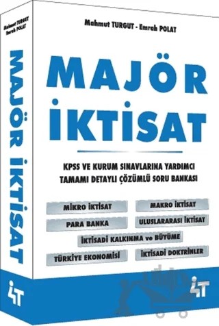 Majör İktisat – Emrah Polat, Mahmut Turgut – 4T Yayınları kitap kapağı