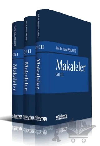 Makaleler (3 Cilt) – Hakan Pekcanıtez – On İki Levha Yayınları kitap kapağı