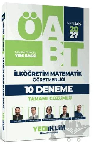 2027 MEB AGS ÖABT İlköğretim Matematik Öğretmenliği Tamamı Çözümlü 10 Deneme