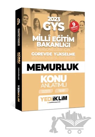 Yediiklim 2023 GYS Milli Eğitim Bakanlığı Görevde Yükselme Sınavı Memurluk Konu Anlatımı – Kolektif – Yediiklim Yayınları kitap kapağı