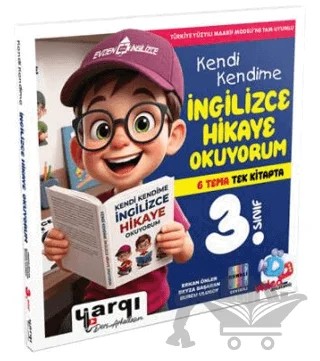 3. Sınıf Kendi Kendime İngilizce Hikaye Okuyorum 6 Tema Tek Kitapta – Erkan Önler – Yargı Ders Arkadaşım kitap kapağı