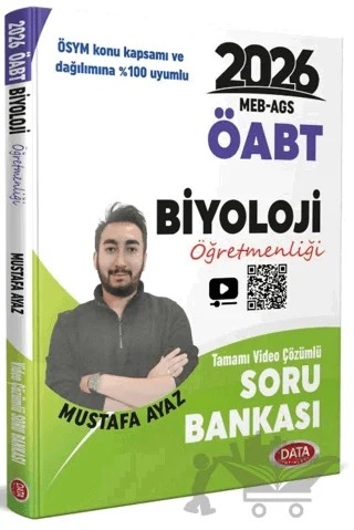 2026 MEB - AGS ÖABT Biyoloji Öğretmenliği Tamamı Video Çözümlü Soru Bankası – Kolektif – Data Yayınları kitap kapağı