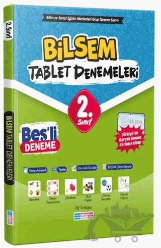 2. Sınıf Bilsem Tablet 5'li Denemeleri – Elif Erdoğan – Evrensel İletişim Yayınları kitap kapağı