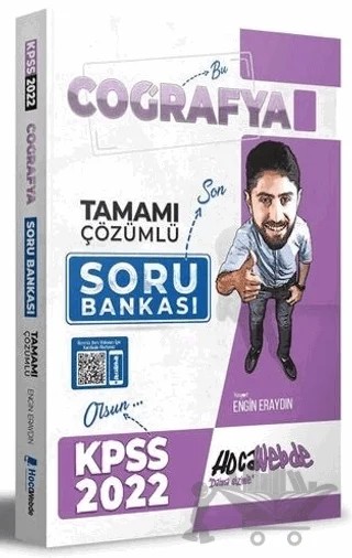 2022 KPSS Coğrafya Tamamı Çözümlü Soru Bankası – Kolektif – HocaWebde Yayınları kitap kapağı