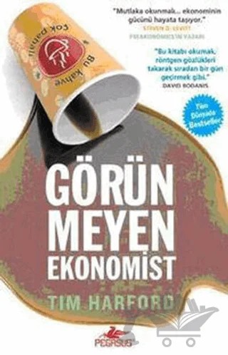 Görünmeyen Ekonomist – Tim Harford – Pegasus Yayınları kitap kapağı