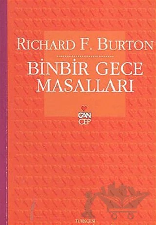 Binbir Gece Masalları – Richard F. Burton – Can Yayınları kitap kapağı