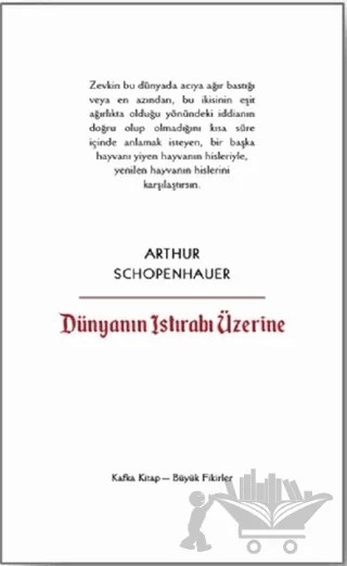 Dünyanın Istırabı Üzerine – Arthur Schopenhauer – Kafka Kitap kitap kapağı