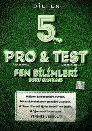 5. Sınıf Fen Bilimleri Pro&Test Soru Bankası – Kolektif – Bilfen Yayıncılık kitap kapağı