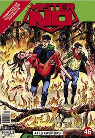 Yeni Mister No Sayı: 46 Ateş Kasırgası – Lal Kitap kitap kapağı