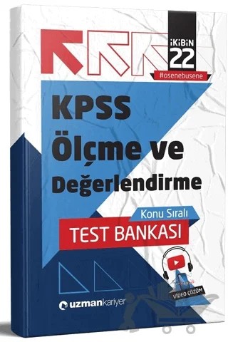 2022 KPSS Eğitim Bilimleri Ölçme ve Değerlendirme Test Bankası Yaprak Test – Kolektif – Uzman Kariyer Yayınları kitap kapağı