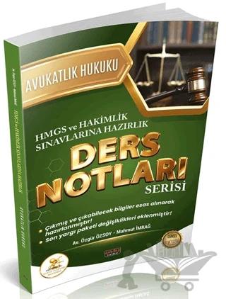 HUKAL HMGS - Hakimlik Avukatlık Hukuku Ders Notları