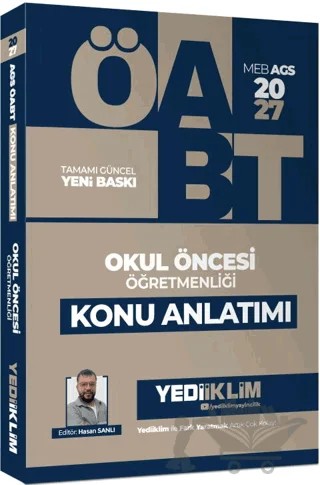 2027 MEB AGS ÖABT Okul Öncesi Öğretmenliği Konu Anlatımı – Yediiklim Yayınları kitap kapağı