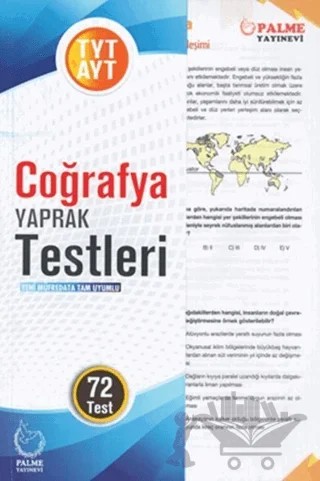Palme Yaprak Test YKS TYT AYT Coğrafya – Kolektif – Palme Yayınları kitap kapağı