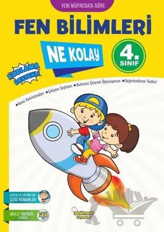 4.Sınıf Fen Bilimleri Ne Kolay – Muhammed İkbal Gönülalçak – Selimer Yayınları kitap kapağı