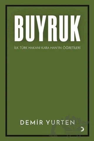 Buyruk – Demir Yurten – Cinius Yayınları kitap kapağı