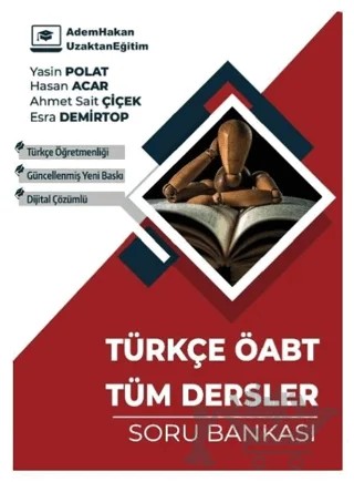 ÖABT Türkçe Tüm Dersler Soru Bankası – Yasin Polat, Hasan Acar, Ahmet Said Çiçek, Esra Demirtop – Adem Hakan kitap kapağı