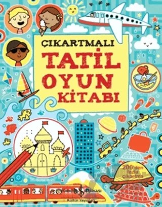 Çıkartmalı Tatil Oyun Kitabı – James Maclaine, Lucy Bowman, Rebecca Gilpin – İş Bankası Kültür Yayınları kitap kapağı