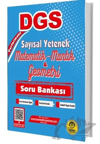 DGS Performans Sayısal Yetenek Çözümlü Soru Bankası – Kollektif – Tasarı Eğitim Yayınları kitap kapağı