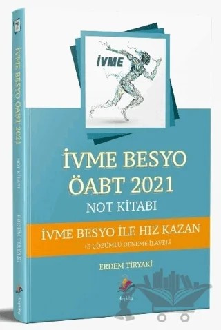 2021 ÖABT Beden Eğitimi Öğretmenliği İvme BESYO Not Kitabı – Erdem Tiryaki – Dizgi Kitap kitap kapağı