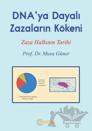 DNA'ya Dayalı Zazaların Kökeni – Musa Güner – Festival Yayıncılık kitap kapağı