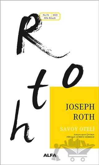Savoy Oteli – Joseph Roth – Alfa Yayınları kitap kapağı