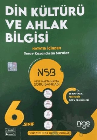 6. Sınıf Din Kültürü ve Ahlak Bilgisi Soru Bankası – Kolektif – Startfen Yayınları kitap kapağı