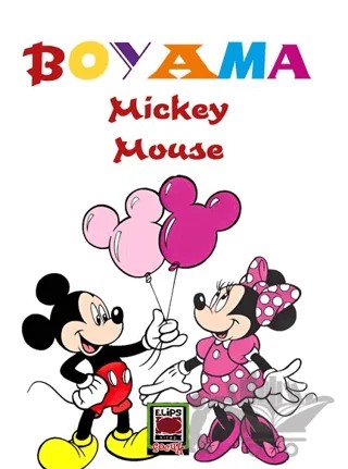Mickey Mouse Boyama – Kolektif – Elips Kitap kitap kapağı