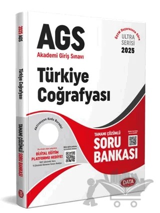2025 MEB AGS Ultra Serisi Türkiye Coğrafyası Soru Bankası Karekod Çözümlü – Komisyon – Data Yayınları kitap kapağı