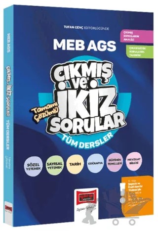 MEB AGS Tüm Dersler Tamamı Çözümlü Çıkmış ve İkiz Sorular – Tufan Genç – Yargı Yayınevi kitap kapağı