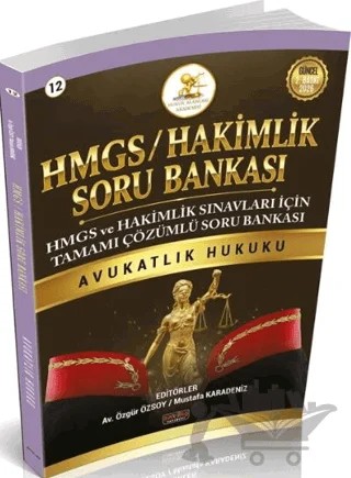 2026 HMGS HAKİMLİK Avukatlık Hukuku Soru Bankası – Mustafa Karadeniz, Özgür Özsoy – Savaş Yayınevi kitap kapağı