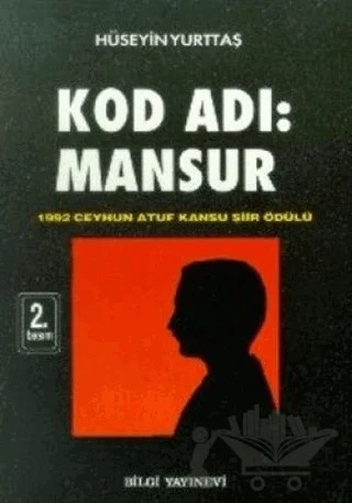 Kod Adı: Mansur – Hüseyin Yurttaş – Bilgi Yayınevi kitap kapağı