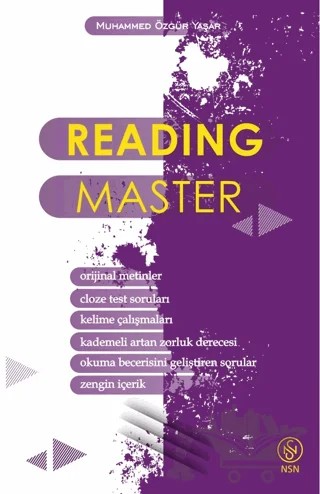 Reading Master – Muhammed Özgür Yaşar – NSN Yayınevi kitap kapağı