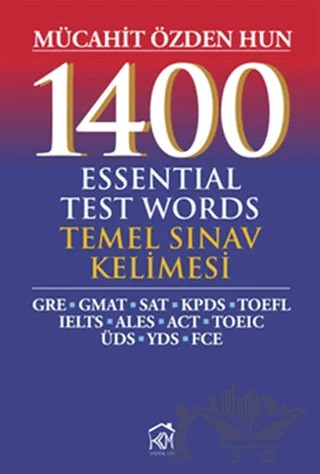 1400 Temel Sınav Kelimesi – Mücahit Özden Hun – Kurgu Kültür Merkezi kitap kapağı