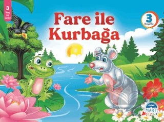 Fare ile Kurbağa - 3 Boyutlu Kitap – Mehmet Orhan – Martı Çocuk Yayınları kitap kapağı