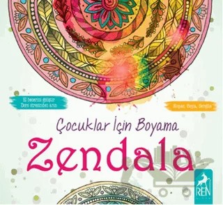 Çocuklar İçin Boyama - Zendala – Kolektif – Ren Çocuk kitap kapağı