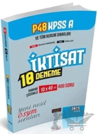 KPSS A Grubu P48 Maliye 10 Deneme Çözümlü – Mustafa Karadeniz – Savaş Yayınevi kitap kapağı