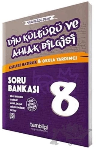 8. Sınıf Din Kültürü Ve Ahlak Bilgisi Soru Bankası – Kolektif – Tambilgi Yayınları kitap kapağı