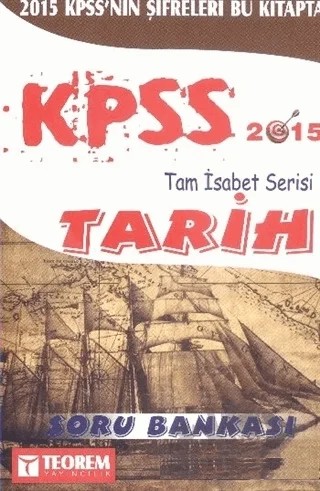 KPSS Tam İsabet Tarih Soru Bankası 2015 – Muhyettin Baydaş – Teorem Yayıncılık kitap kapağı
