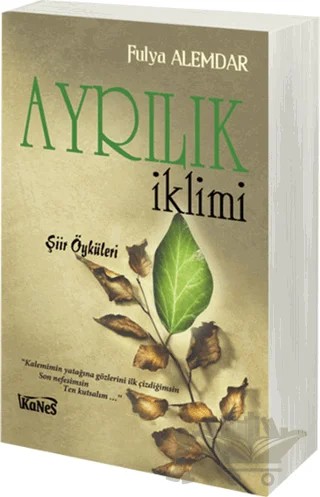 Ayrılık İklimi – Fulya Alemdar – Kanes Yayınları kitap kapağı
