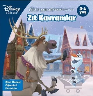 Disney Eğitsel Olaf'ın Karlar Ülkesi Macerası - Zıt Kavramlar – Kolektif – Doğan Egmont Yayıncılık kitap kapağı