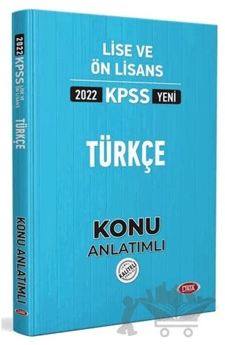 Data KPSS Lise ve Ön Lisans Türkçe Konu Kitabı 2022 – Kolektif – Data Yayınları kitap kapağı