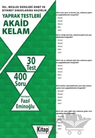 Akaid Kelam – Kolektif – Kitap Dünyası Yayınları kitap kapağı