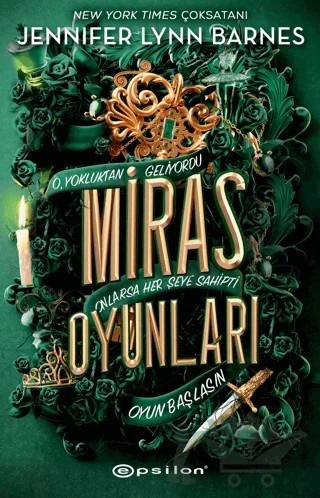 Miras Oyunları – Jennifer Lynn Barnes – Epsilon Yayınevi kitap kapağı