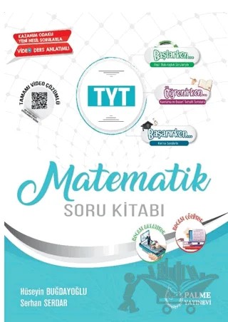 Tyt Matematik Soru Kitabı – Hüseyin Buğdayoğlu, Serhan Serdar – Palme Yayınları kitap kapağı