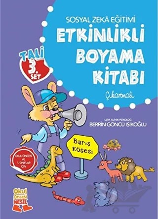 Sosyal Zeka Eğitimi Etkinlikli Boyama Kitabı – Berrin Göncü Işıkoğlu – Nesil Çocuk Yayınları kitap kapağı