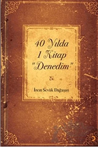 40 Yılda 1 Kitap Denedim – İrem Sevük Dağaşan – Cinius Yayınları kitap kapağı