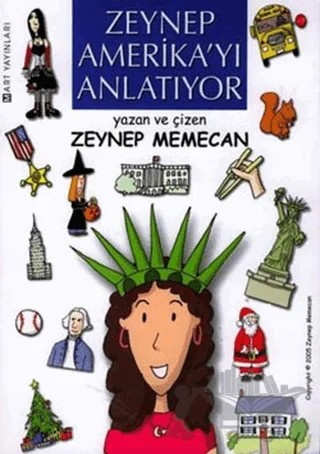 Zeynep Amerika'yı Anlatıyor – Zeynep Memecan – Mart Yayınları kitap kapağı