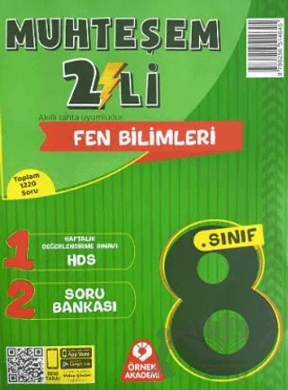 8. Sınıf Muhteşem 2'li Fen Bilimleri Seti – Kolektif – Örnek Akademi kitap kapağı